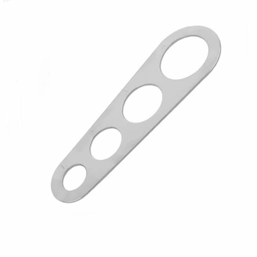 China Edelstahl-Spaghetti Vermesser mit 4 Portion Portion Control Pasta Herrscher EB-KA66 Hersteller