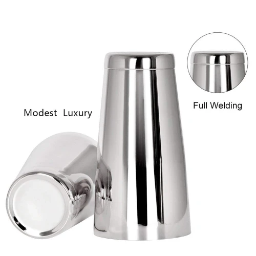 China Stainless Steel Weighted Boston Shaker Tin Set manufacturer