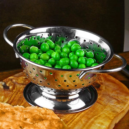 China china Stainless Steel Housewares supplier, China Housewares Manufacturer, Stainless Steel Mini Colander with Tubular handle on sale manufacturer