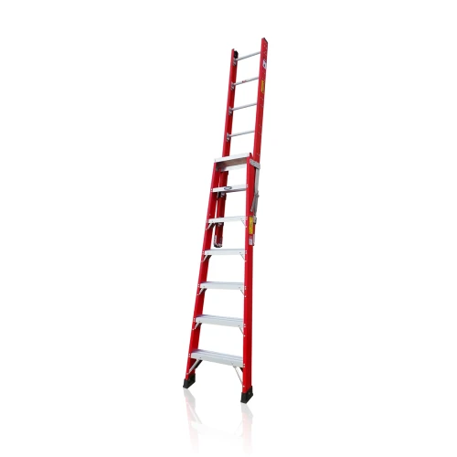 Scaletta professionale Xingon con piattaforma in fibra di vetro con cancelletto di sicurezza ANSI 207L