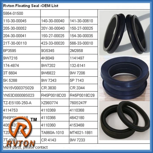 9W 6651 Duo Cone Seals for CAT D8N TRACK Idlers and Rollers
