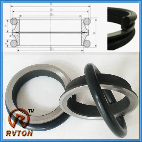 Vaka 9020 Hidrolik Ekskavatör parçaları, şasi silindir mühürler