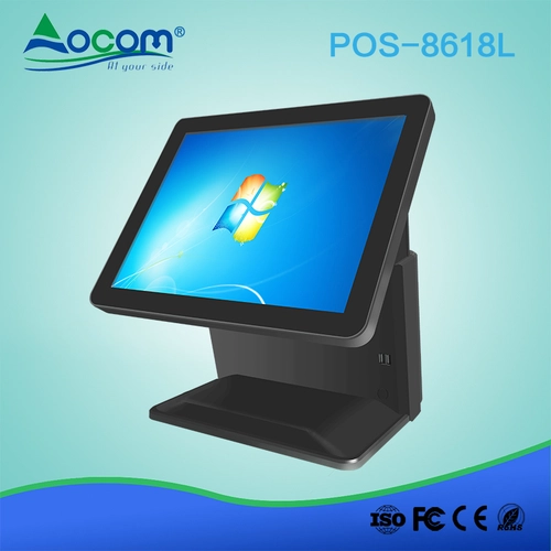(POS-8618L) 15 inch Supermarket Electronic Cash Register Touch POS Machine