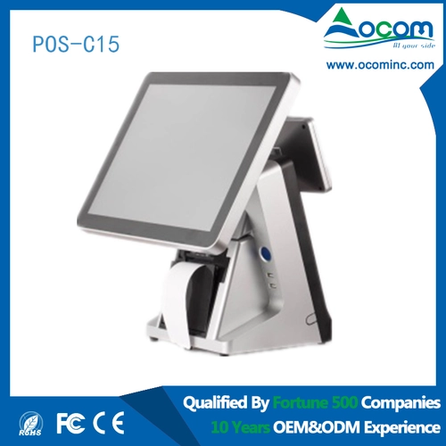 15 Inch Touch Cash Register POS Terminal with Printer
