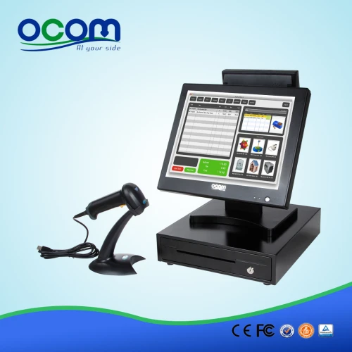 15 inch all in one fast food pos system with good performance