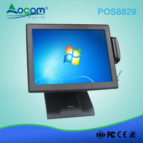 15 inch windows all in one pc Touch screen pos terminal