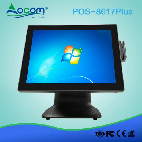 15.6 inch all in one touch screen cash register pos system hardware
