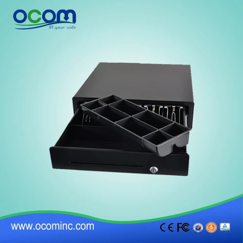 ECD410 Electronic Metal POS Cash Drawer Machine Black or White for option