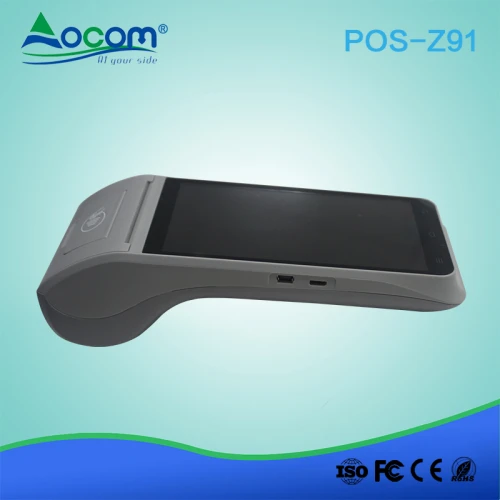 Handheld 4G NFC android mobile payment terminal