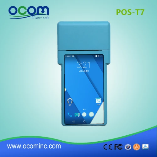 (POS-T7)2017 Newest high quality android handheld pos