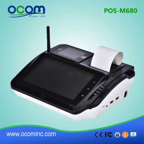 cheap supermarket electronic touch screen cash register machine (POS-M680)