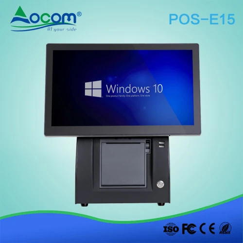 supermarket pos touch screen all in one pc electronic cash register