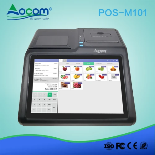 10.1 inch Windows Smart cashdraw pos system terminal with capacitive ...