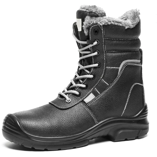 Winter Safety Work Boots with Fur in Europe