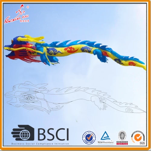 Giant flying inflatable dragon kite from chinese kite factory