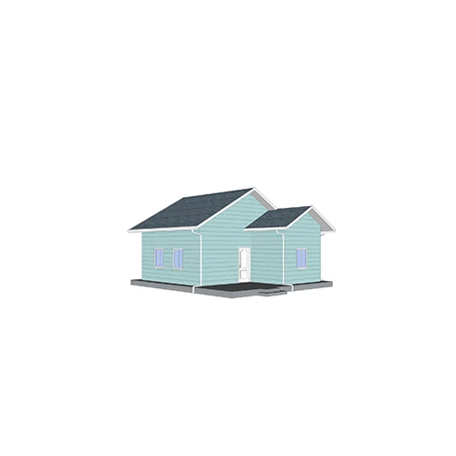 China 2Q01 China 2 room light gauge house ready made steel prefab house on sale manufacturer