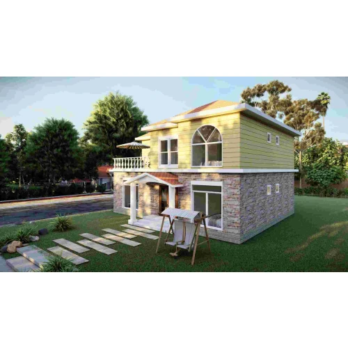 الصين الفاخرة جودة ضوء الصلب الجاهزة المنزل فيلا منزل - QB20 الصانع