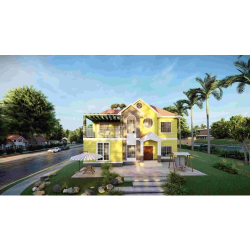 Chine Villa de luxe - (QB12) 2019 Nouvelle maison préfabriquée en structure métallique avec cuisine et salle de bains fabricant