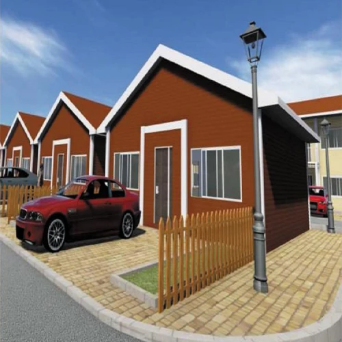 China Steel frame sandwich panel modern prefabricated residential houses luxury manufacturer