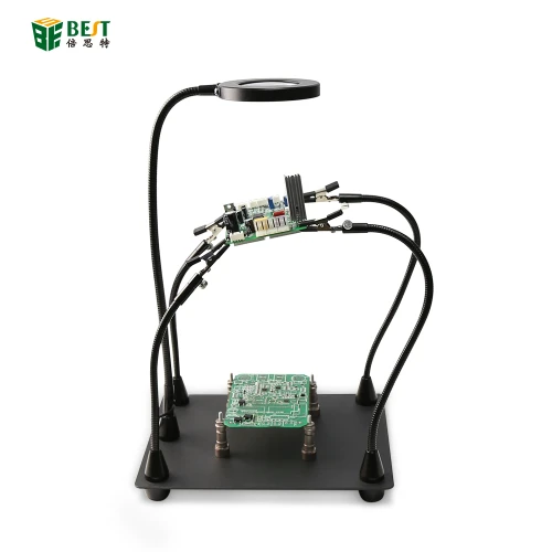 BST-168L PCB Soldering Repair Platform LED Magnifying Glass for BGA ...