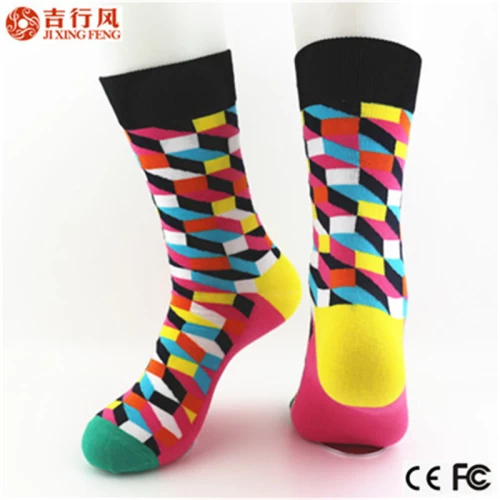 China am besten Socken-Produkte-Hersteller und Expoter Socken bunte Baumwolle groß-Mode für Männer