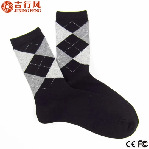 China professional socks manufacture factory,wholesale diamond lattice socks