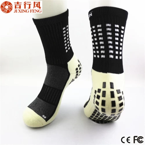 The most fashion styles of colorful sport anti slip socks,made of nylon and cotton