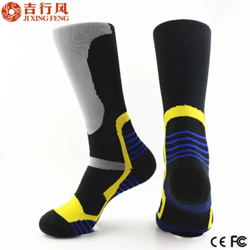 Calze sport professionale fornitore, custom lungo cotone caldo sci calzini