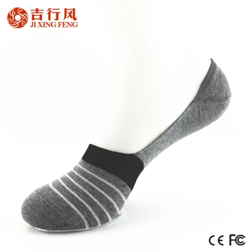 custom colorful stripe cartoon high quality cotton invisible no show socks