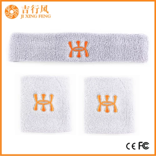 Sport Handgelenk und Stirnband Hersteller liefern Baumwolle Handtuch Stirnband Handgelenk