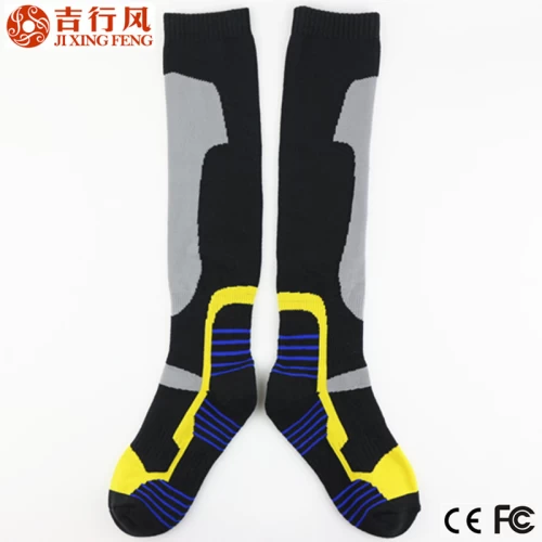 Commercio all'ingrosso progettazione su misura di sport di compressione calze lunghe al ginocchio