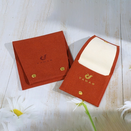 China Cartier style snap pouch bag microfiber packaging bag jewelry pouch bag   manufacturer