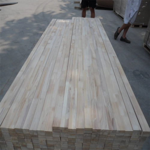 Cina Fornitore di pannelli listellari incollati con bordi incollati di paulownia per anime di porte produttore