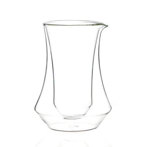 China 10oz Double Wall Coffee Carafe Borosilicate Glass Carafe pengilang