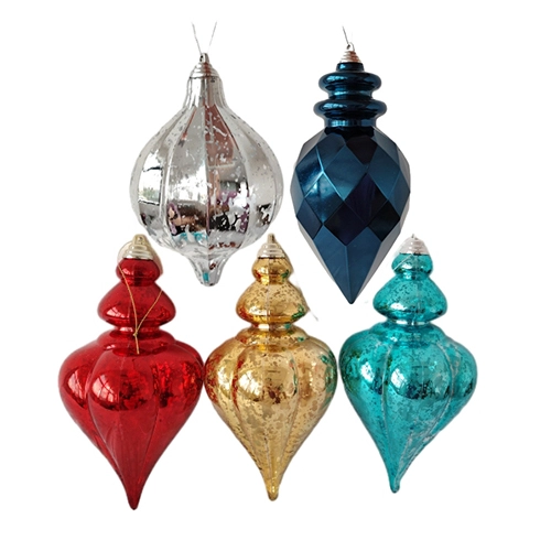Senmasine enfeites bolas de natal tamanho múltiplo inquebrável enfeites em formato especial decoração suspensa
