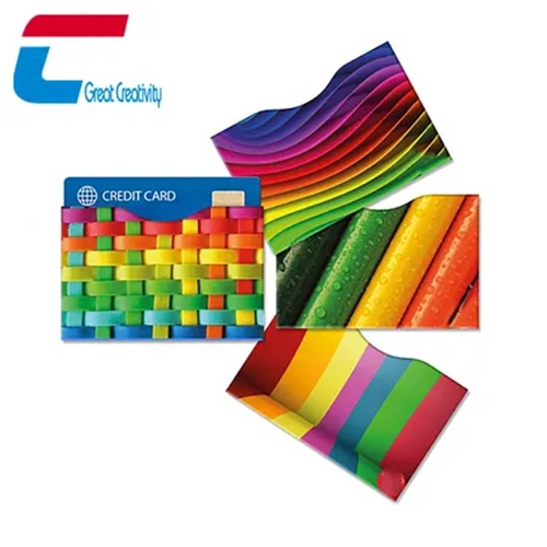 Chine Meilleur grossiste de manchons de carte anti-vol à blocage RFID horizontal fabricant