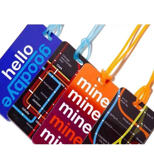 China Wholesale Hot Sale Airline Plastic Luggage Tags For International Travel manufacturer