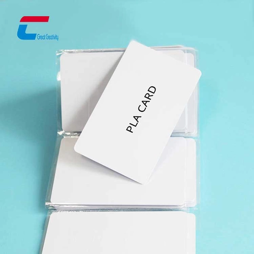 صديقة للبيئة قابلة للتحلل حمض البوليلاكتيك Pla Rfid الشركة المصنعة للبطاقة الفارغة الذكية