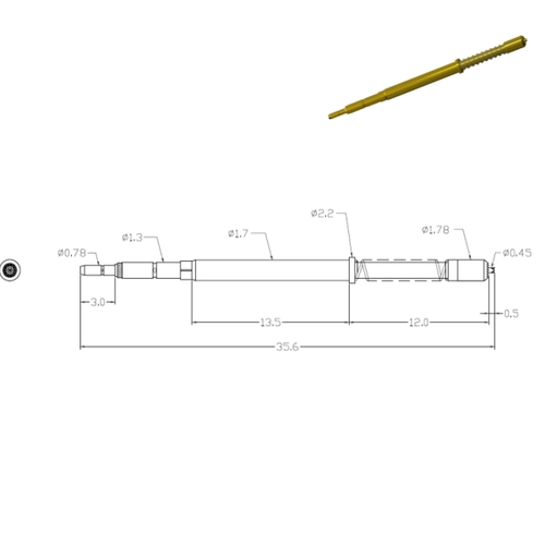 China factory direct sale 3A current test probes with low price