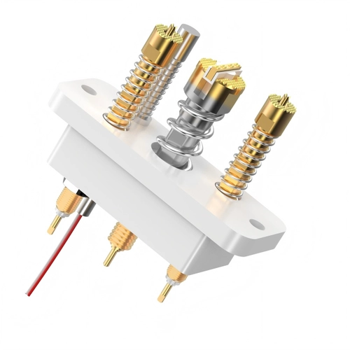 Trung Quốc Nhà máy Chiết Giang Bộ pin đầu dò hiện tại mạ vàng 25A cho loại xi lanh 4680 nhà chế tạo