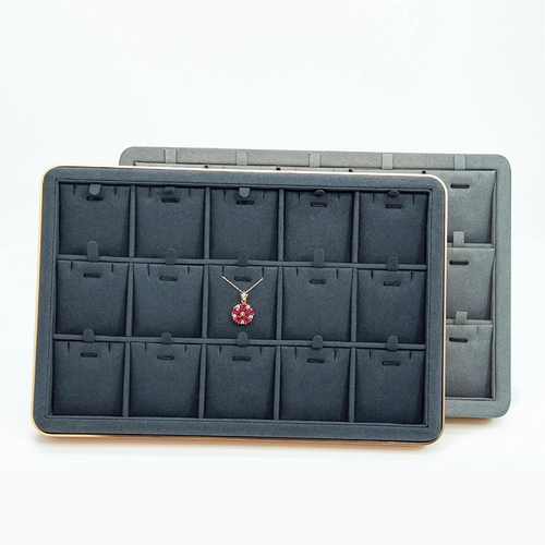 China wooden jewelry display serving tray stock wholesales jewelry display supplier manufacturer