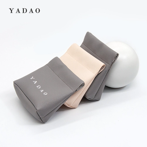 magnetic closure pu leather pouch bag jewelry packaging pouch gift bag