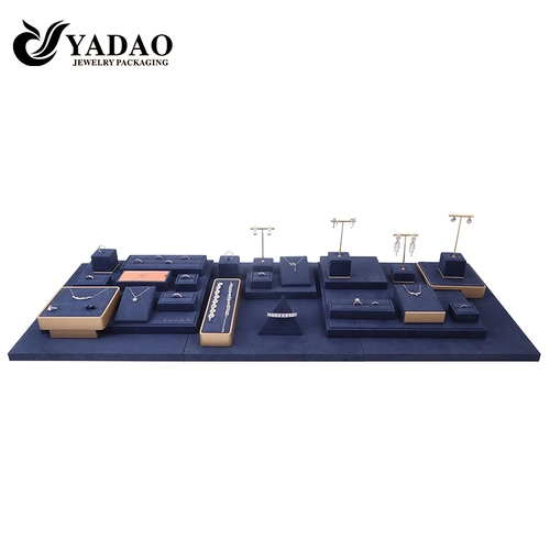 China customize jewelry store counter jewelry display jewelry showcase display props ring earring pendant bracelet display manufacturer