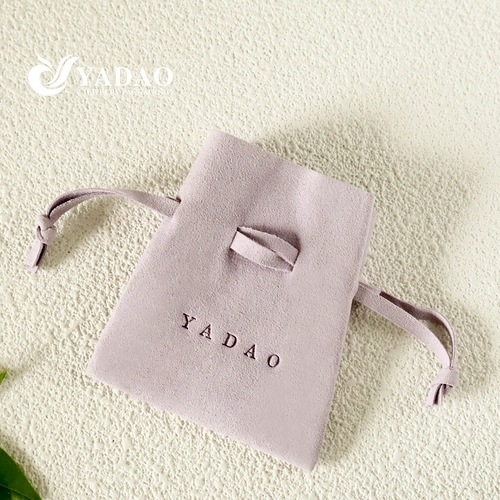 taro purple microfiber pouch bag string jewelry bag jewelry packaging pouch