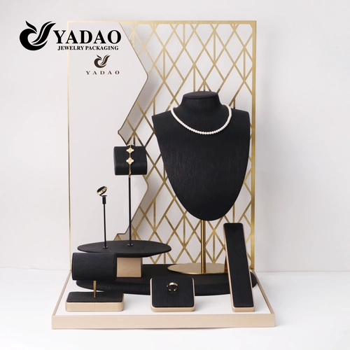 China High-End Jewelry Display Stand Set with Bust, Ring & Bracelet Holders manufacturer