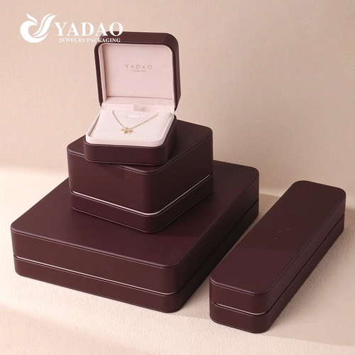 China YADAO Luxury Matte Leather Jewelry Box Collection Elegance in Every Detail manufacturer