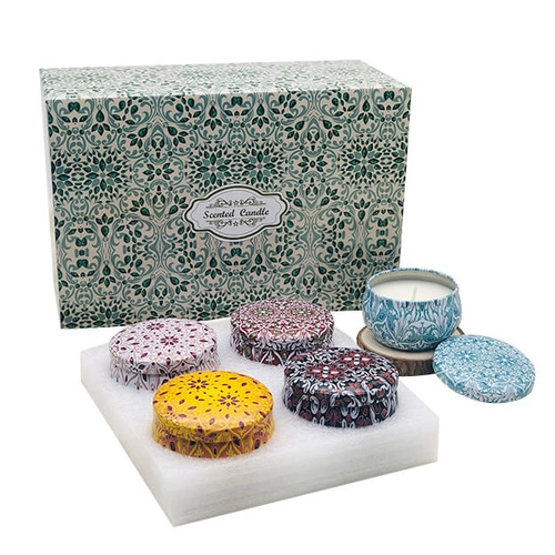 China Senmasine 12pcs Candles Scented Luxury Gift Sets Customizable Label Aromatherapy Soy Wax Scented Candle manufacturer
