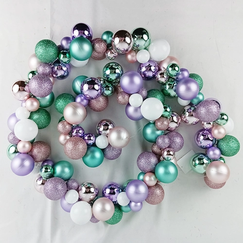Senmasine Guirlande de boules de 6 pieds pour fournitures de fête, décoration suspendue pour l'intérieur et l'extérieur du bureau à domicile