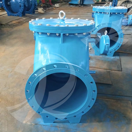 DIN3202 F6 Упругое уплотнение EPDM NBR Обратный клапан из ковкого чугуна DN50 DN100 PN10