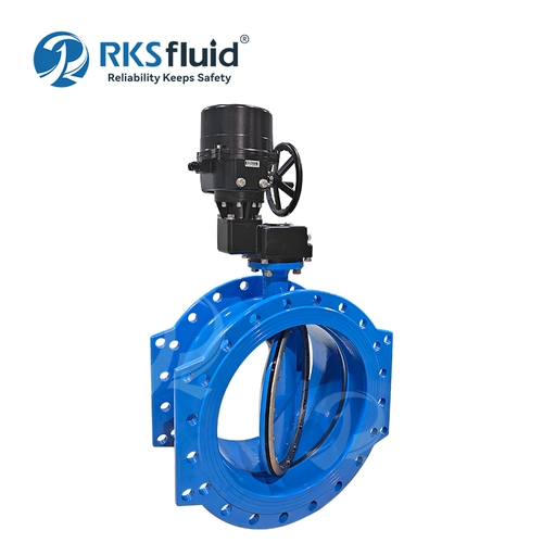 Athena-Serie DN500 Doppelexzenter-Absperrklappe aus Sphäroguss PN16 für Wasser